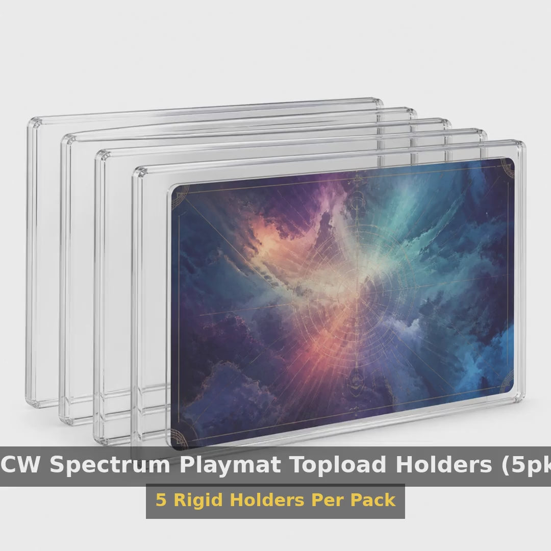 BCW Spectrum Playmat Topload Holders (5pk) product video