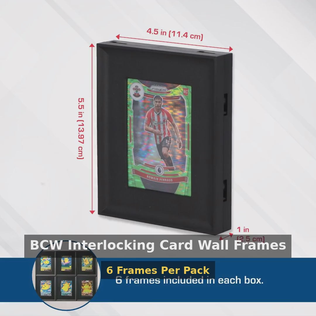 BCW Interlocking Card Wall Display Frames product video