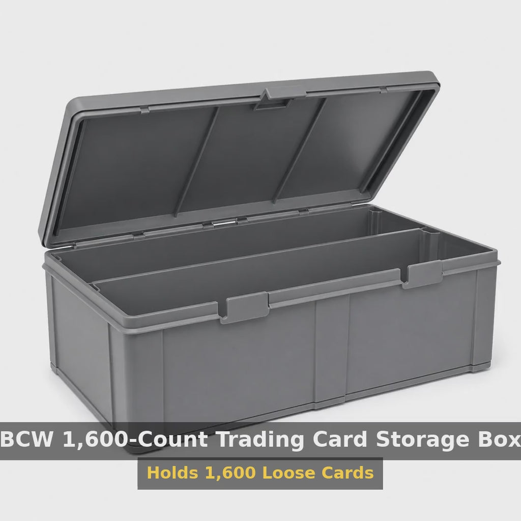 BCW 1,600-Count Trading Card Storage Box product video