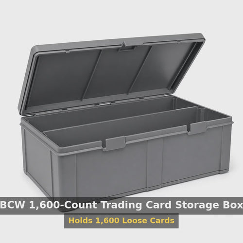 BCW 1,600-Count Trading Card Storage Box product video
