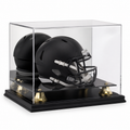 BCW acrylic mini helmet display case with collectible mini football helmet