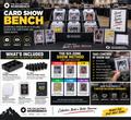 The Collector's Workbench Card Show Bench portable card show sorting, display and selling system