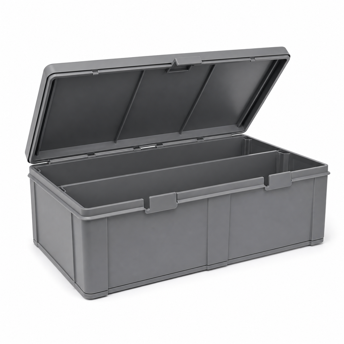 BCW 1600-count gray collectible card bin product render