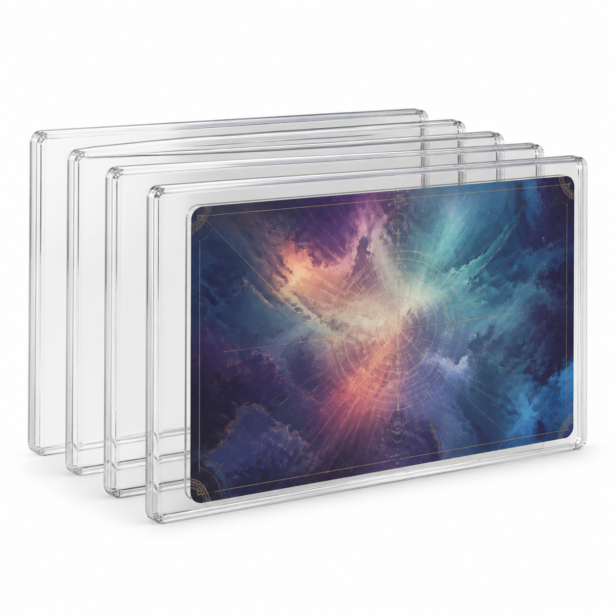 BCW Spectrum 24 by 14 playmat topload holders five pack