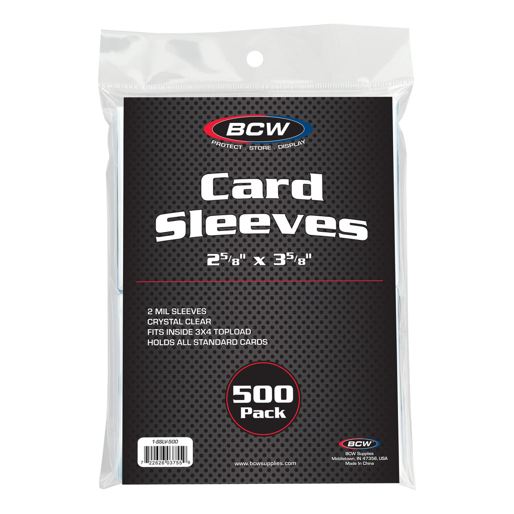 Bundle component: BCW Standard Card Sleeves 500