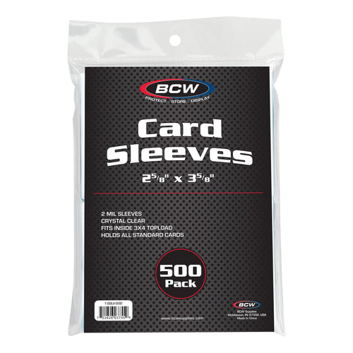 Bundle component: BCW Standard Card Sleeves 500