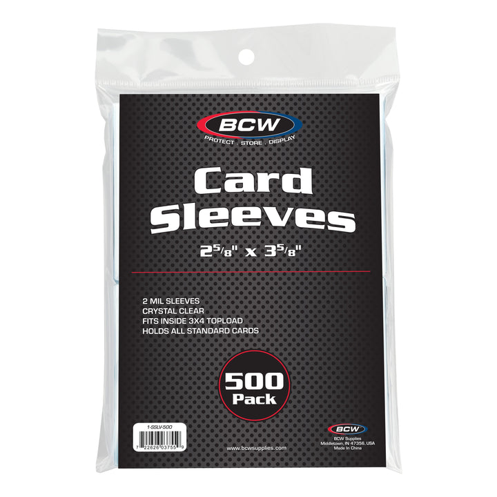 Bundle component: BCW Standard Card Sleeves 500
