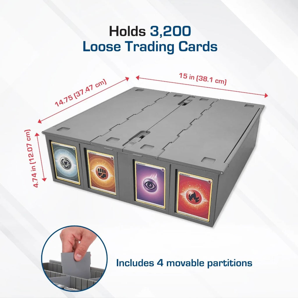 BCW 3200 Card Bin capacity information