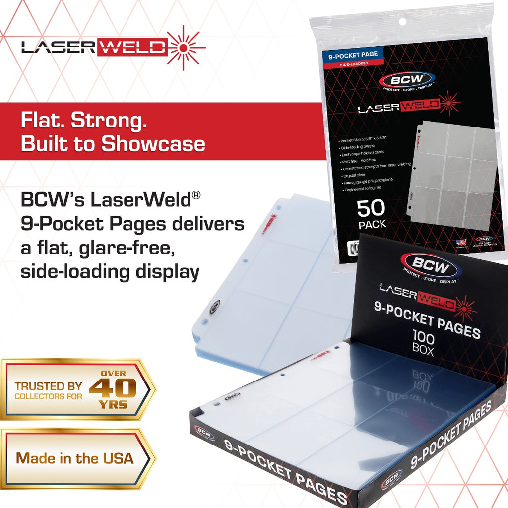 BCW LaserWeld Pages archival-safe construction