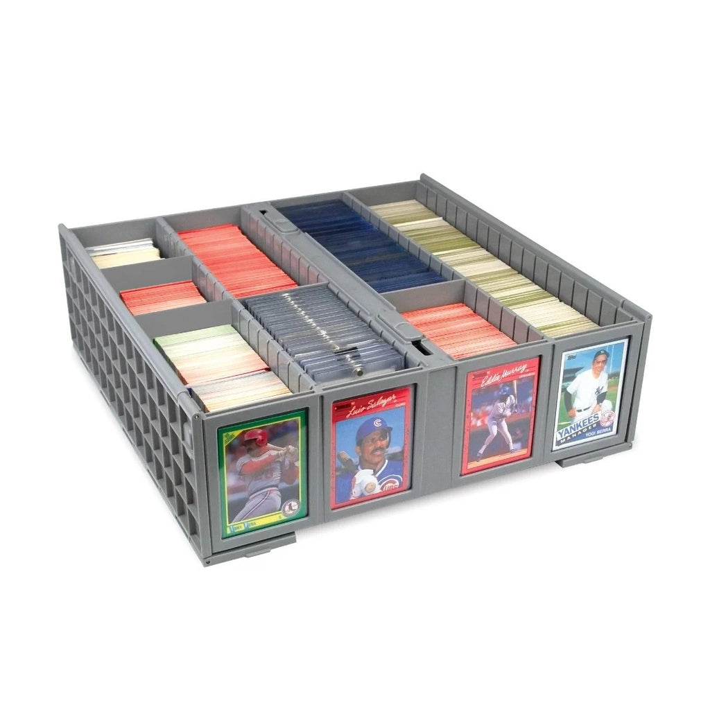 BCW 3200 Card Bin opened sports cards