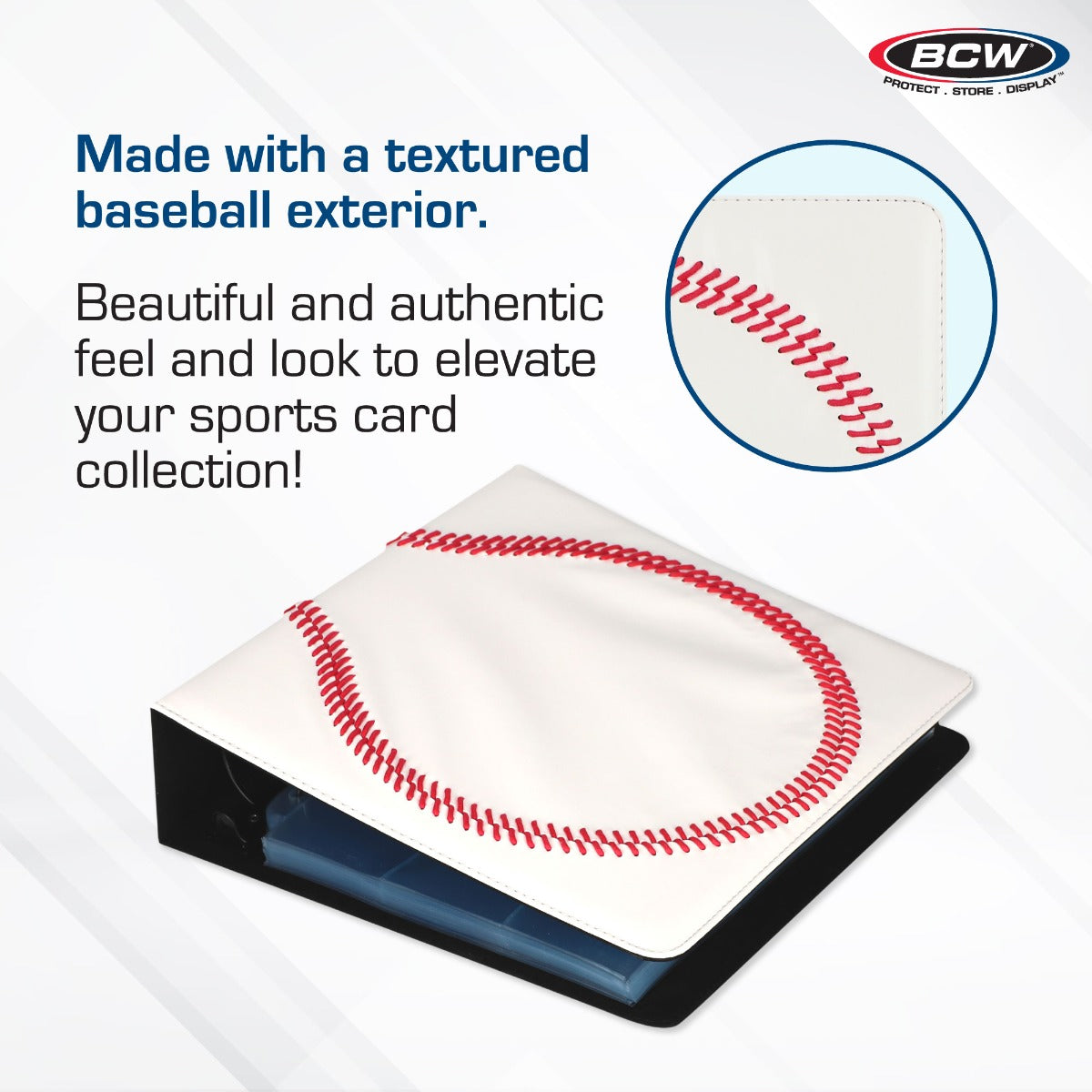 BCW Premium Baseball Album stitched baseball cover