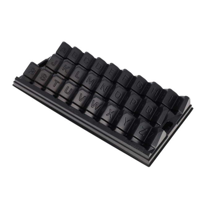 Trading Card Sorting Tray — BCW SafeSort 26 Alphabetized Slanted Cells for Sorting Sports Cards, Pokemon & TCG