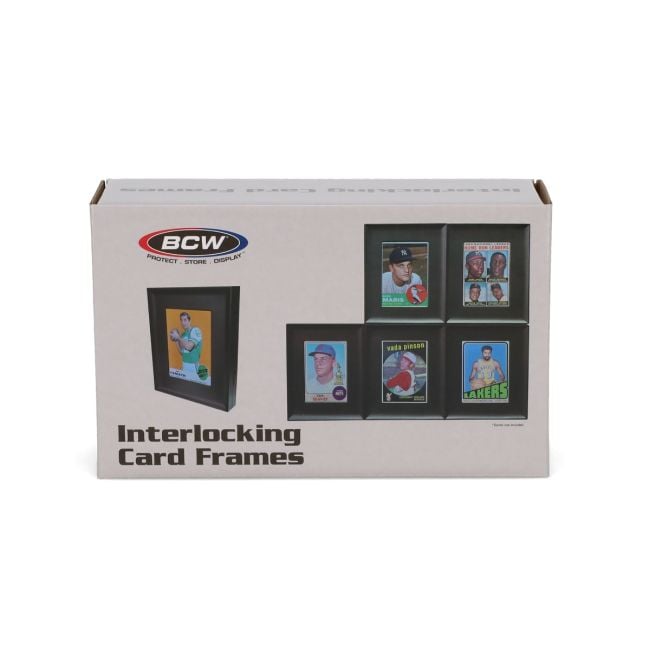 BCW interlocking card frames six-pack package front