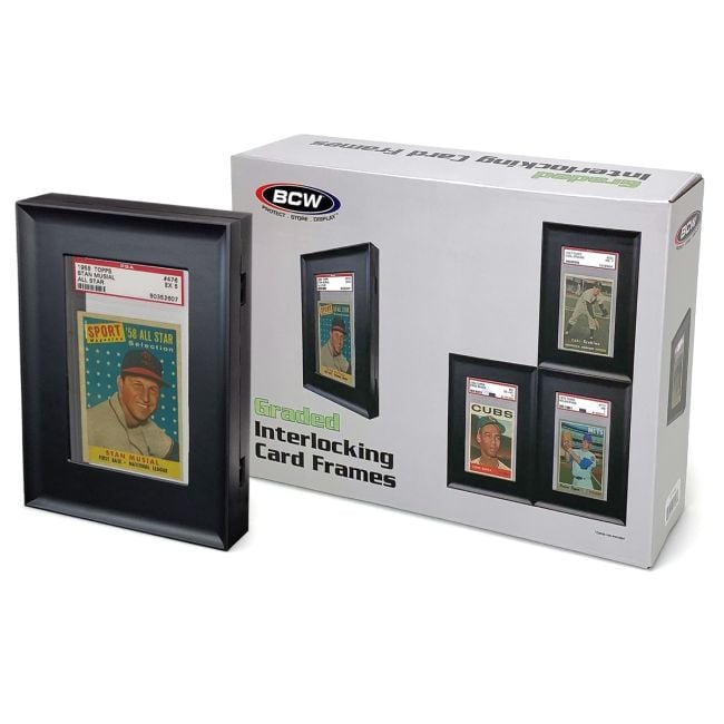 BCW interlocking graded card frames alternate product view
