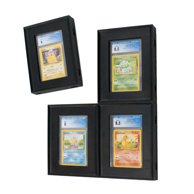 BCW interlocking graded card frame detached view