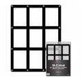 BCW 9-Card Screwdown Holder Black Border 2 Pack