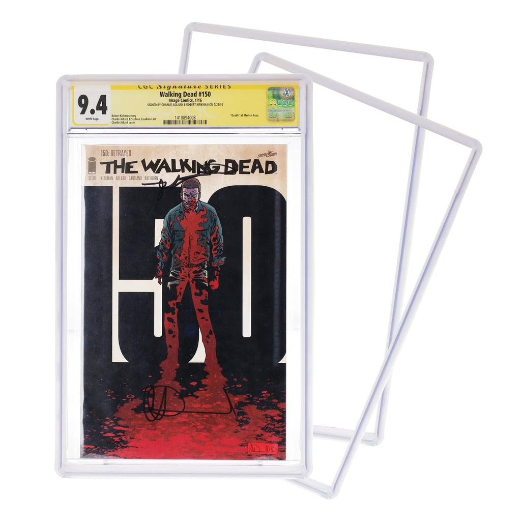 BCW graded comic slab bumpers three-pack translucent